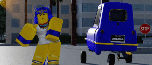 Roblox Ankha Dancing Gangnam Style GIF