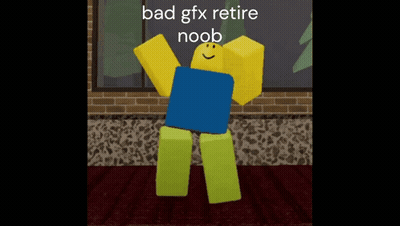 Roblox Character Bad Gfx Retire Noob GIF
