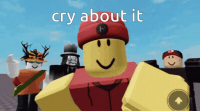 Roblox Character Cry About It GIF