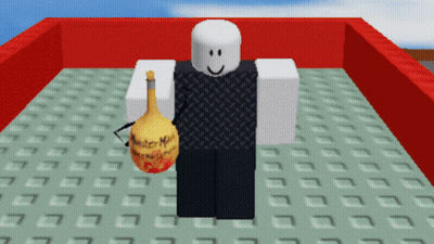 Roblox Character Holding Witch Mojo Bottle GIF