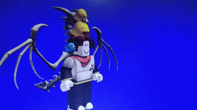 Roblox Character Next To Skeleton GIF