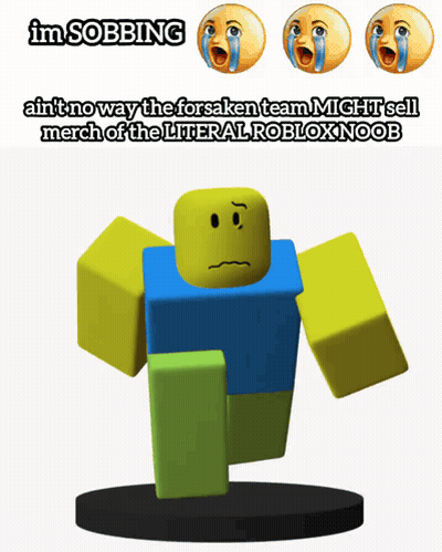 Roblox Character Saying Im Sobbing GIF