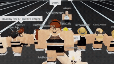 Roblox Characters Saying Poses GIF