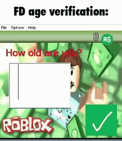 Roblox FD Age Verification Screenshot GIF
