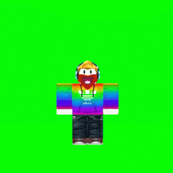 Roblox Guy Green Wall GIF