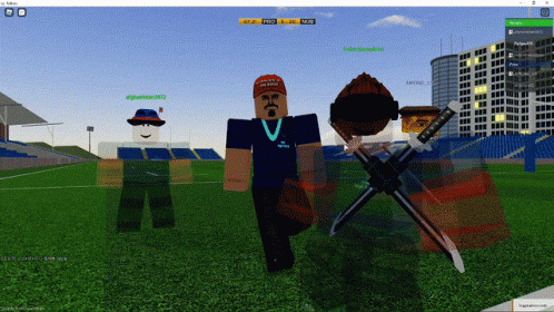 Roblox Man In Red Hat Saying Donald Trump GIF
