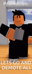 Roblox Promotion Meme Let's Go Demote All GIF