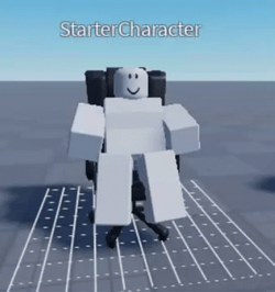 Roblox Starter Character Spinning Meme GIF