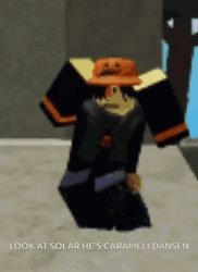 Roblox Swinging Hips To Caramelldansen GIF