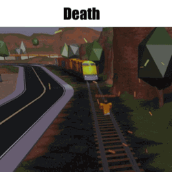 Roblox Train Death Collision GIF