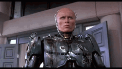 Robocop Looking Around GIF