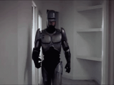 Robocop Walking GIF