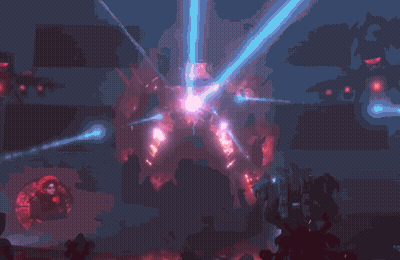 Robot Attacked By Bunch Of Other Robots GIF