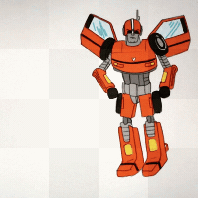 Robot Car With Doors Open GIF