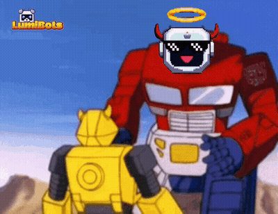 Robot Cartoon Lumibots GIF