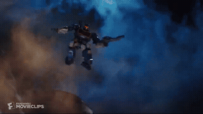 Robot Close Up Saying Hello GIF