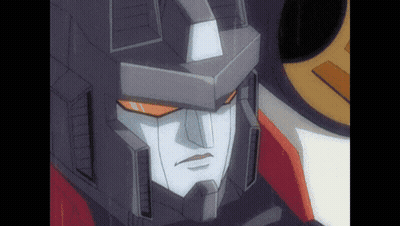 Robot Close Up With Yellow Eye GIF