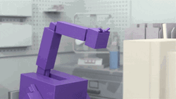 Robot Doing Fast Typing GIF