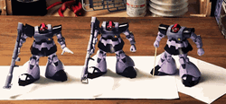 Robot Drawing Illusion GIF