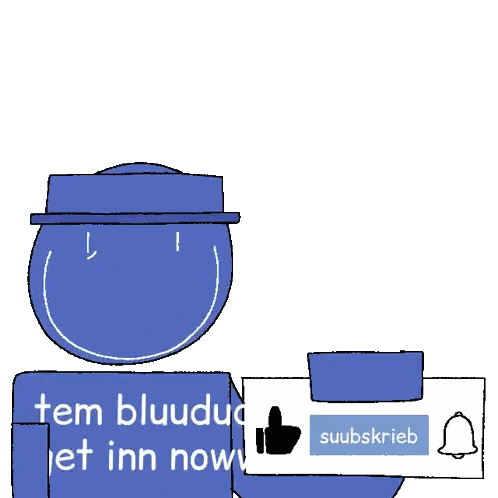 Robot Drawing Tem Bluudu Het Inn Now Sticker