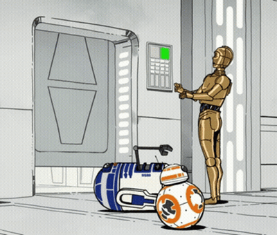 Robot Drawing With Droid GIF