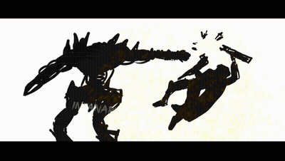 Robot Drawing With Word Infanaru GIF