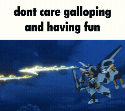 Robot Galloping And Having Fun GIF