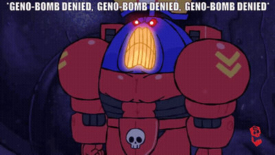 Robot Geno-Bomb Denied GIF