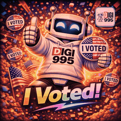 Robot Giving Thumbs Up In Digi 995 Hoodie GIF