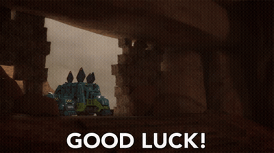 Robot Good Luck GIF