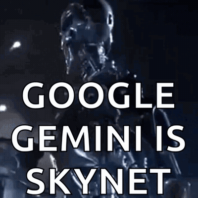 Robot Google Gemini Is Skynet GIF