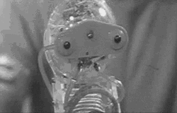 Robot Head Closing GIF