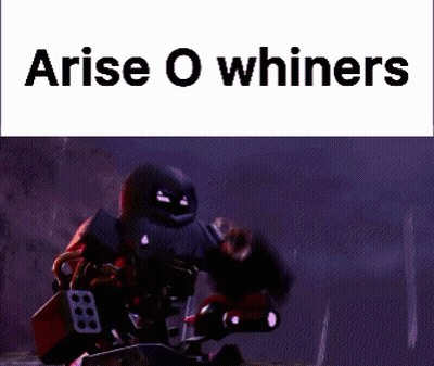Robot Holding Gun Arise O Whiners GIF