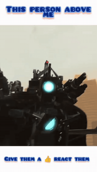 Robot Holding Gun This Person Above Me Give Them A React GIF