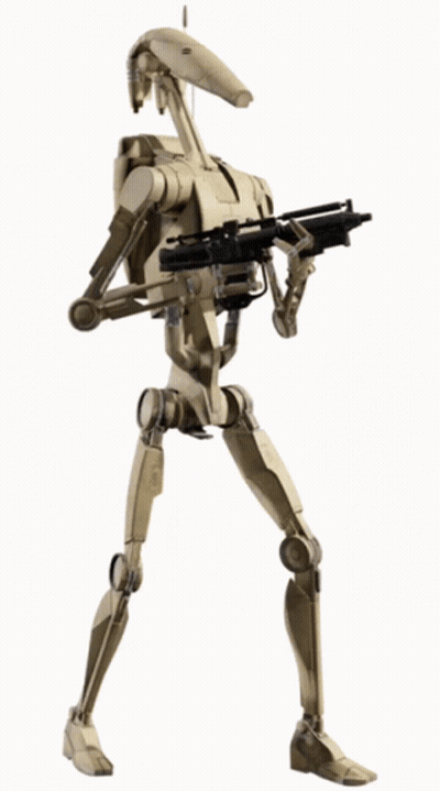 Robot Holding Gun GIF