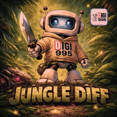 Robot Holding Knife In Digi 999 Hoodie GIF