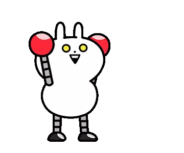 Robot Holding Red Ball Sticker