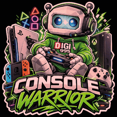 Robot Holding Video Game Controller Console Warrior GIF