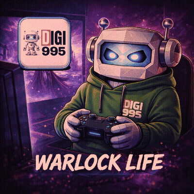 Robot Holding Video Game Controller Warlock Life GIF