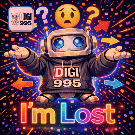 Robot In Digi 999 Sweatshirt GIF