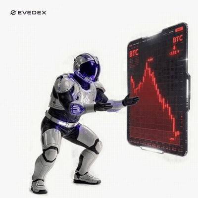 Robot In Front Of Screen Saying BTC GIF