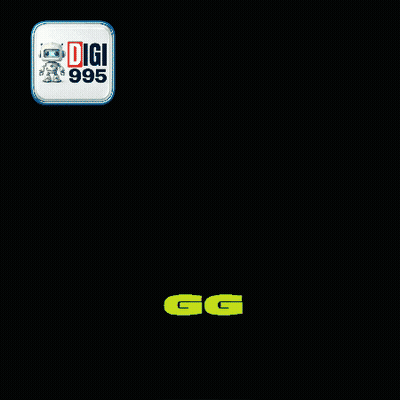 Robot In Green Hoodie Saying Digi GIF