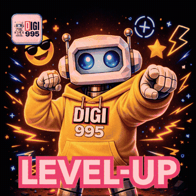 Robot In Hoodie Saying Digi 995 GIF