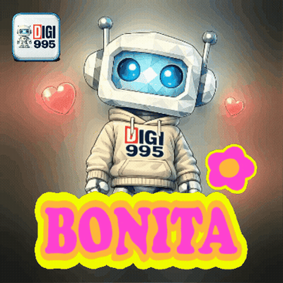 Robot In Hoodie Saying Digi 995 GIF