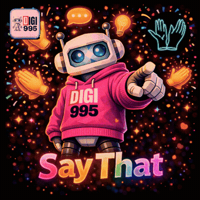 Robot In Pink Digi 995 Hoodie GIF