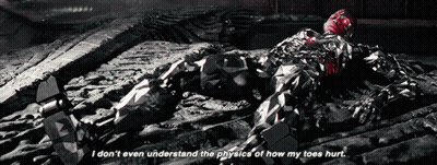 Robot Laying Ground I Don't Understand Toe Physics GIF