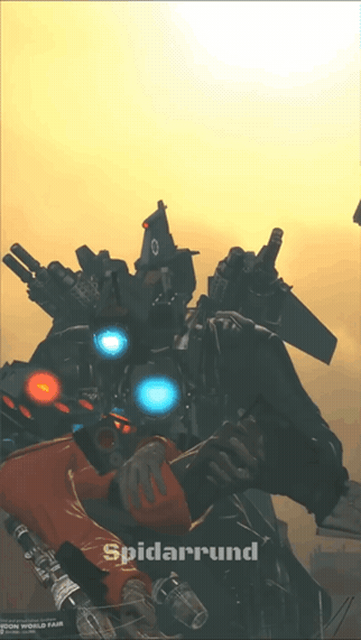 Robot Named Spidarrund GIF