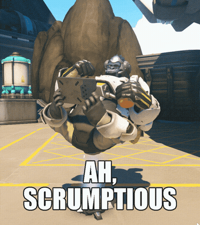 Robot Saying Ah Scrumptious GIF