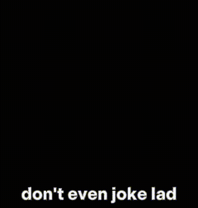Robot Saying Don't Even Joke Lad GIF