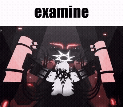 Robot Saying Examine GIF